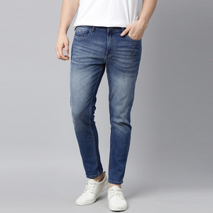 Slim-fit Stretchable Denim Jeans Pant For Men - Deep Blue (NZ) Details